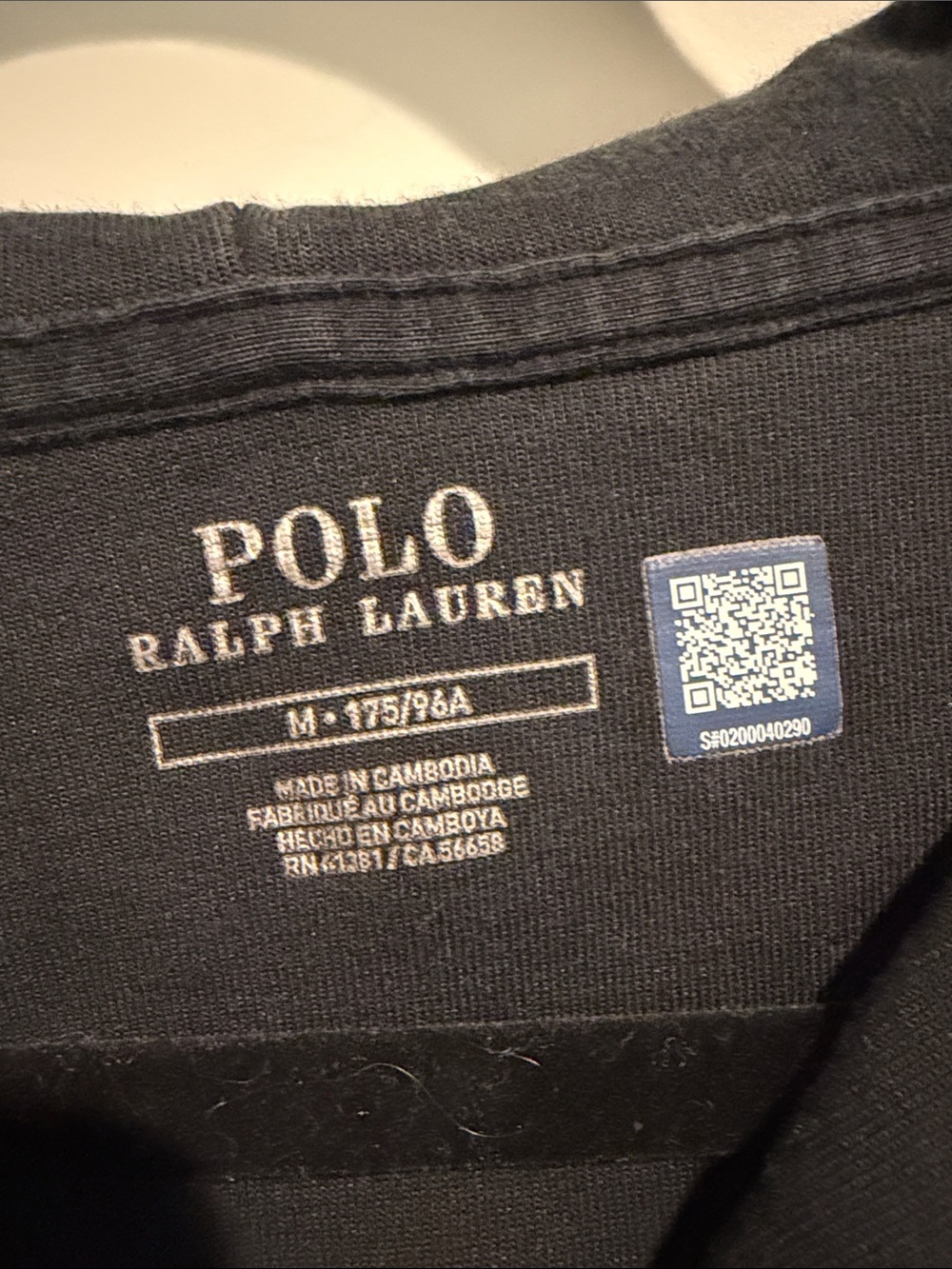 Polo Ralph Lauren Double Knit Full-Zip Hoodie black size medium - Picture 5 of 9